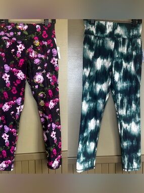 Old Navy High-Rise Powersoft 7/8 Ankle Leggings Lot of 2 Large